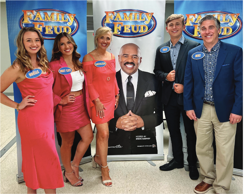 From fan to contestant: Alumnus and family compete at ‘Family Feud’